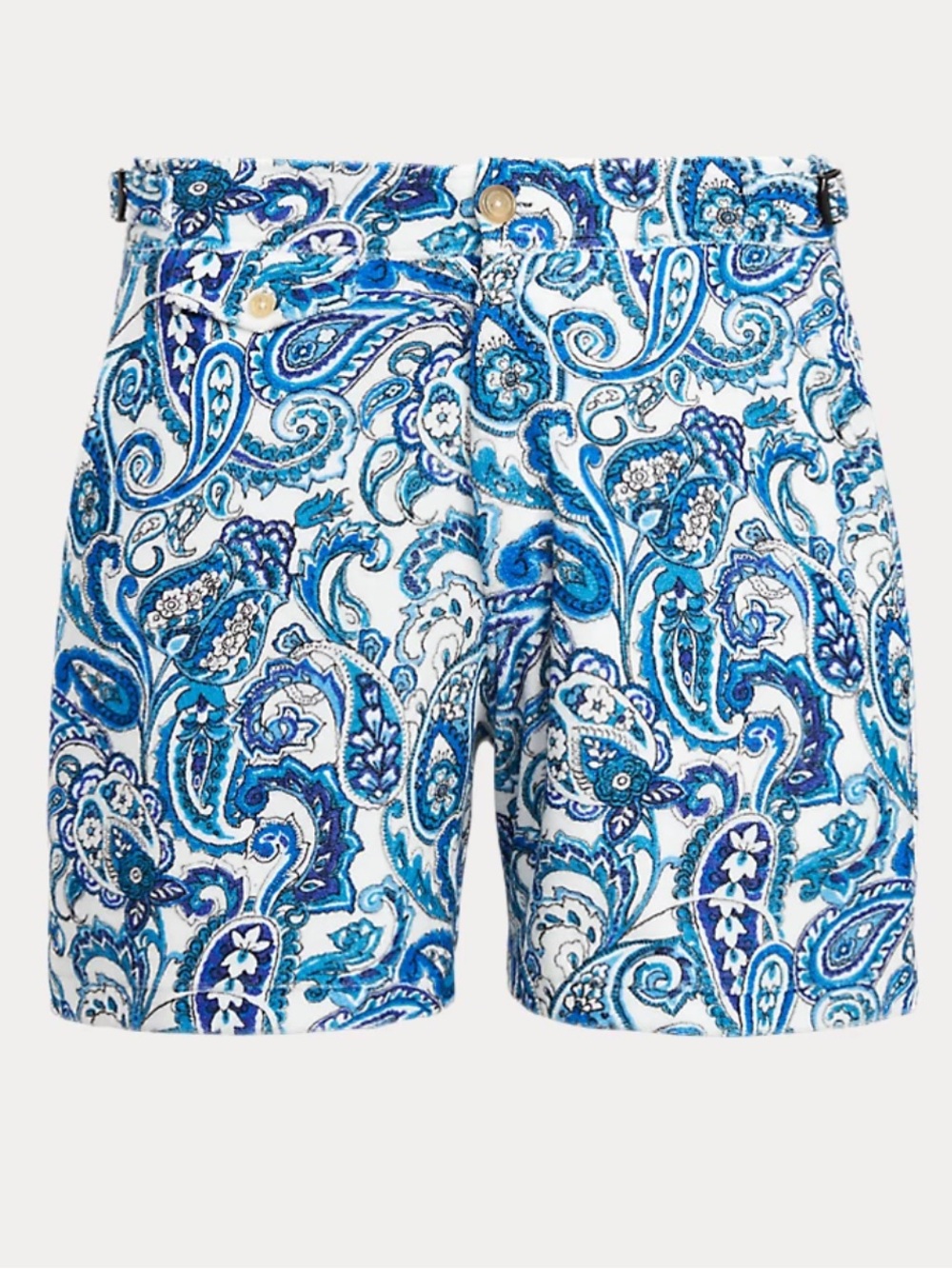 Paisley-Print Terry ralph lauren shorts purple label
